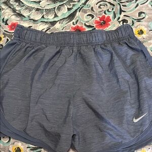 Nike Women's Athletic Shorts in Heathered Gray-Blue